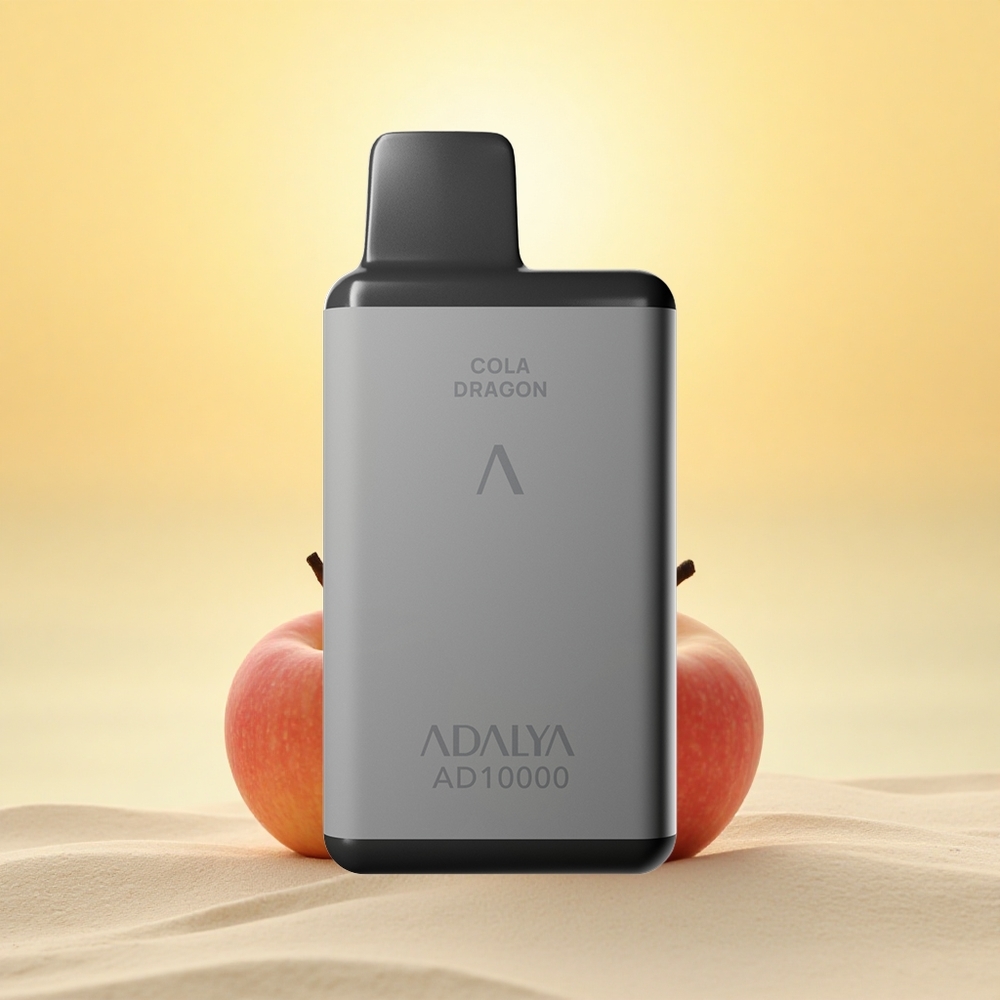 Adalya AD 10000 Puffs De Twee Appels Met USB-C Opladen En 14 ML Vloeistof
