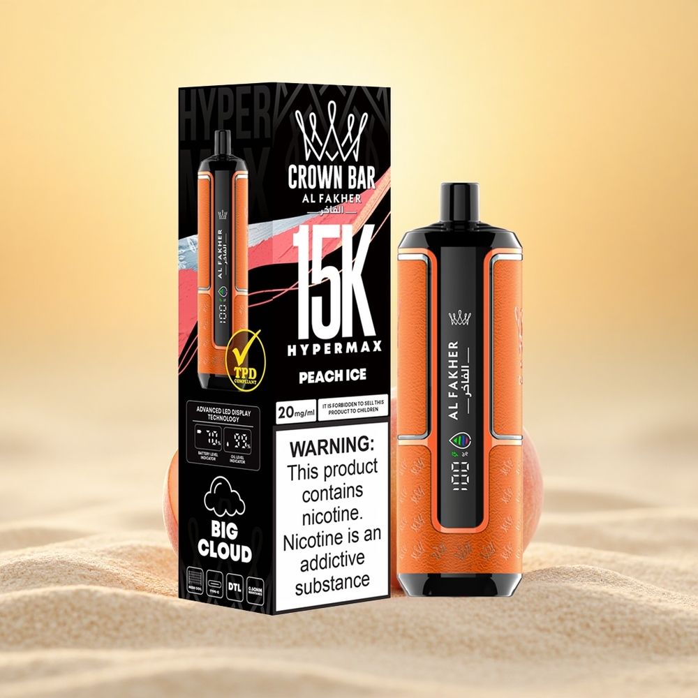 Al Fakher Crown Bar 15K Hypermax Perzijs IJs 22ml Type-C 6mg