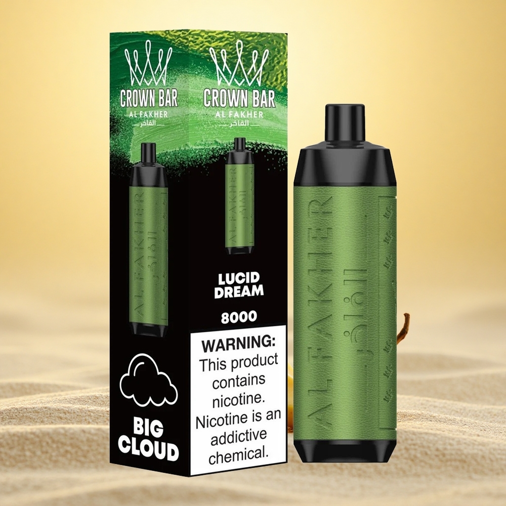 Al Fakher Crown Bar 8000 Crystal Helder Droom 600mah Type-C 18ml