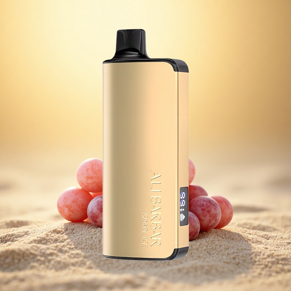 Alibarbar Ingot 9000 Puffs Druif IJs 22ml 2350mah LED