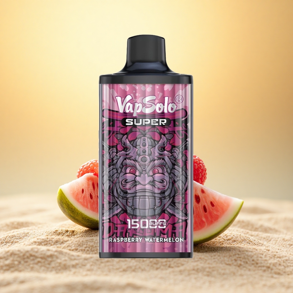 Vapsolo Super 15000 Puffs Framboos Watermeloen 40ml Type-C 850mah