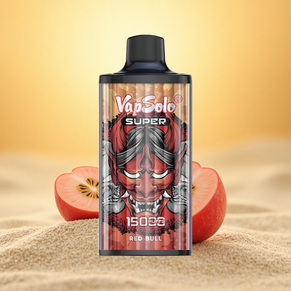 Vapsolo Super 15000 Puffs Rode Stier Mesh 40ml Type-C 850mAh