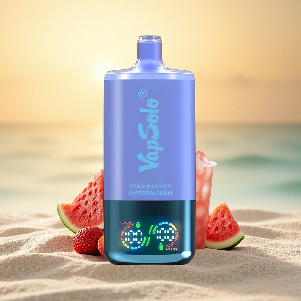 Vapsolo Triple 30000 Puffs Aardbei Watermeloen & Bosbes IJs met 40ml Vloeistof en Type-C Laden