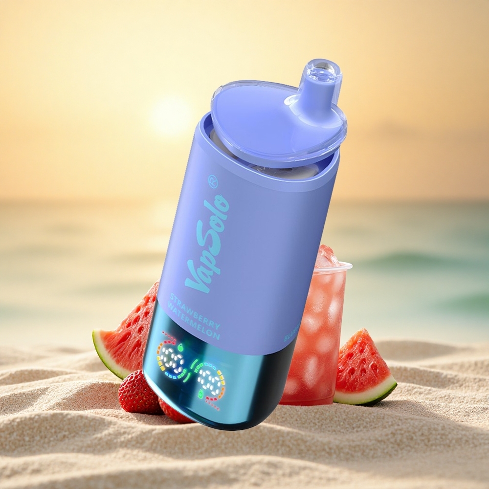 Vapsolo Triple 30000 Puffs Aardbei Watermeloen & Bosbes IJs met 40ml Vloeistof en Type-C Laden