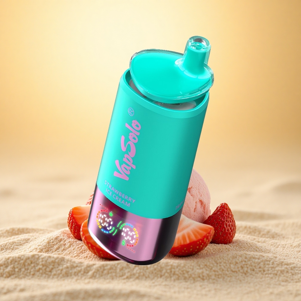 Vapsolo Triple 30000 Puffs Aardbeienijs Type-C 40ml 20/50mg