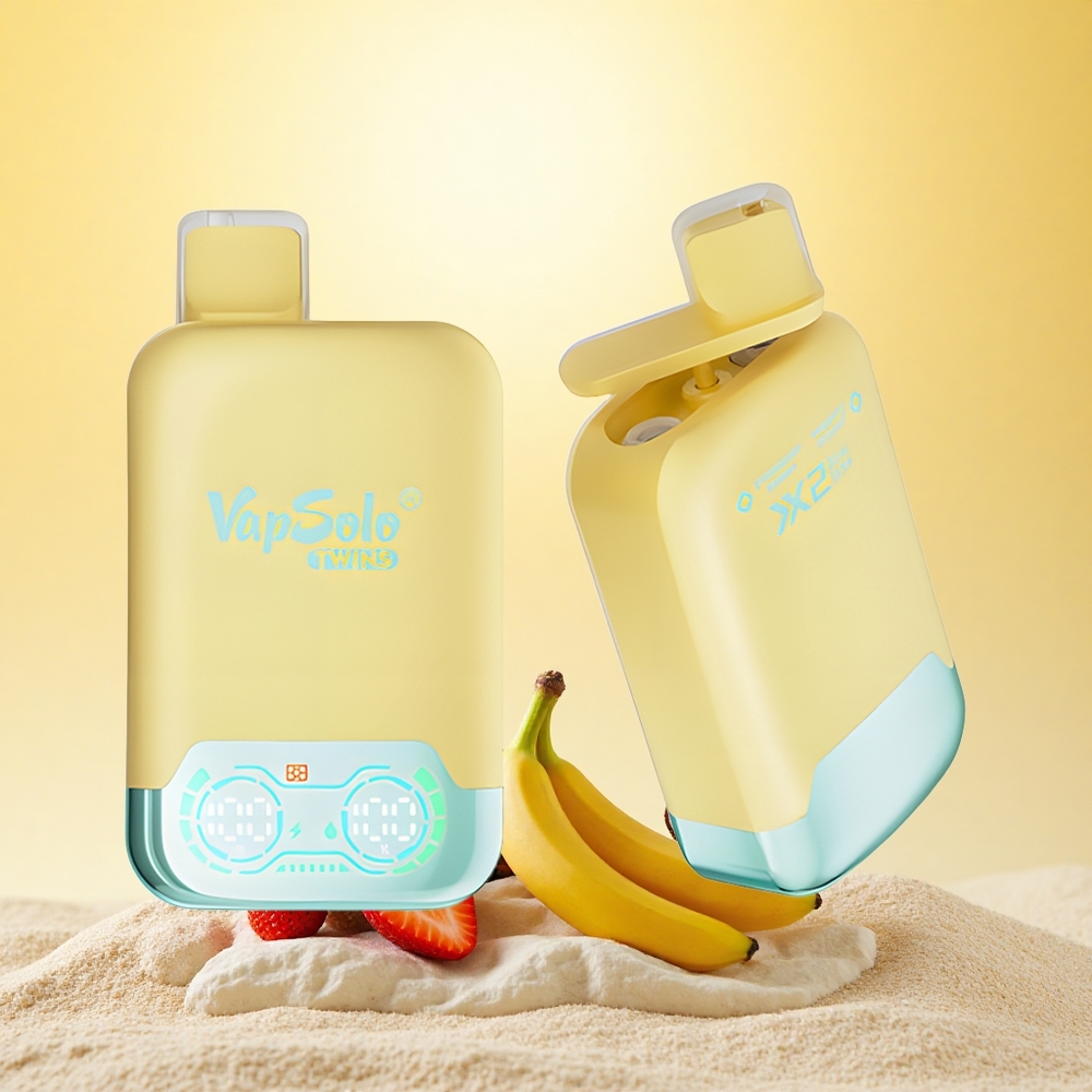 Vapsolo Twins 20000 Puffs Ananas Kokos & Aardbei Banaan 40ml Type-C