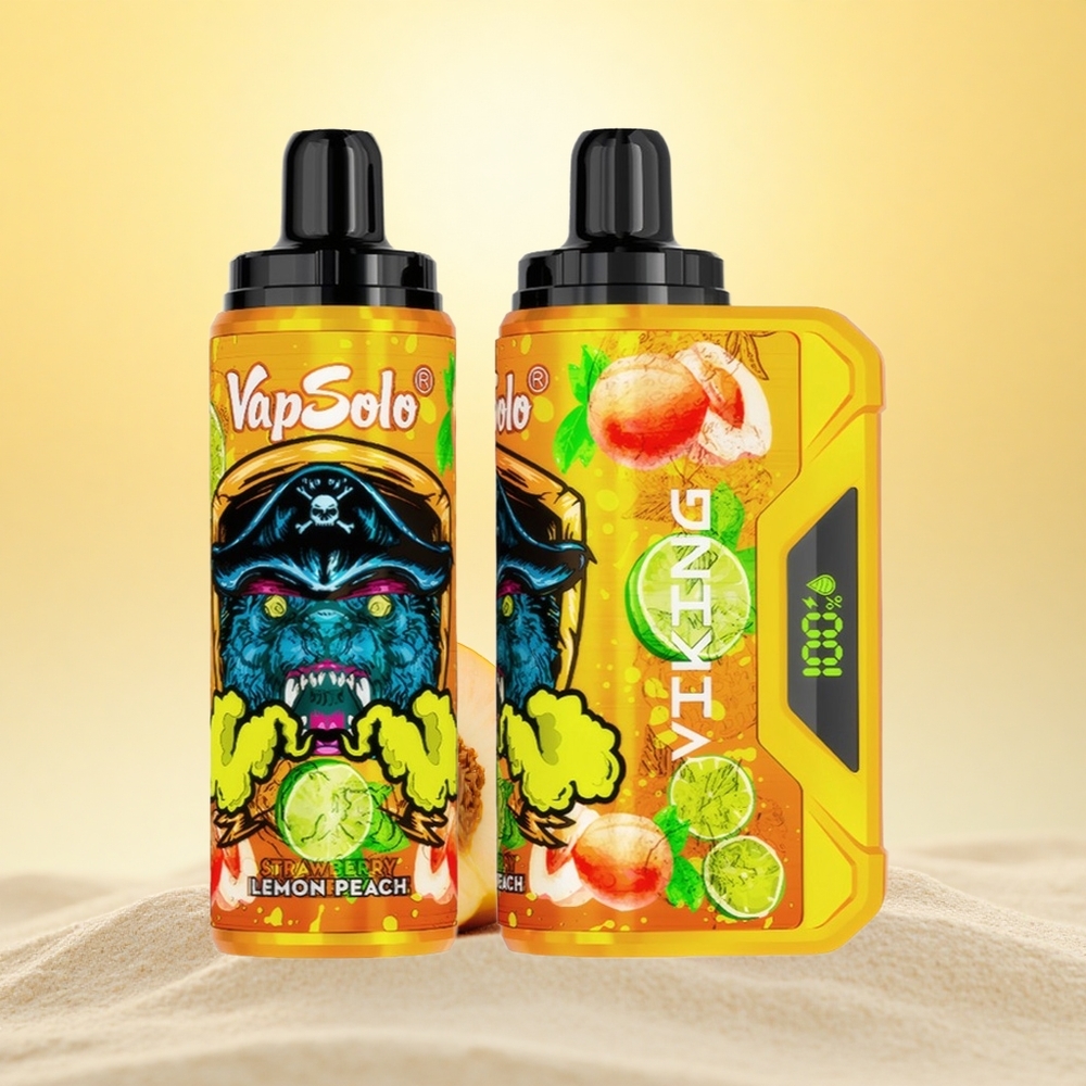 VapSolo VIKING 12000 Puffs Citroen Perzik 22ml Type-C