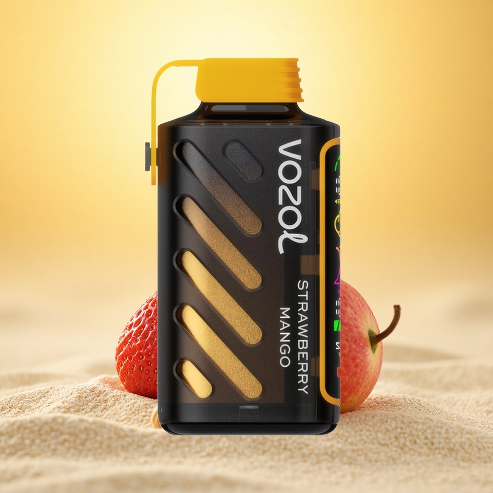 VOZOL Gear Power 20000 Puffs Aardbei Mango Dual Mesh Coil 20mL 5% Nicotine