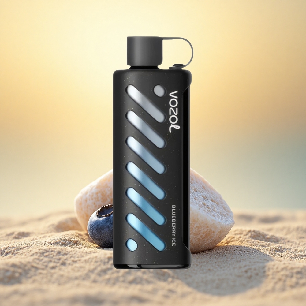 VOZOL Gear Shisha 25000 Puffs Blauwe Bes IJs Dual Mesh 1000mAh