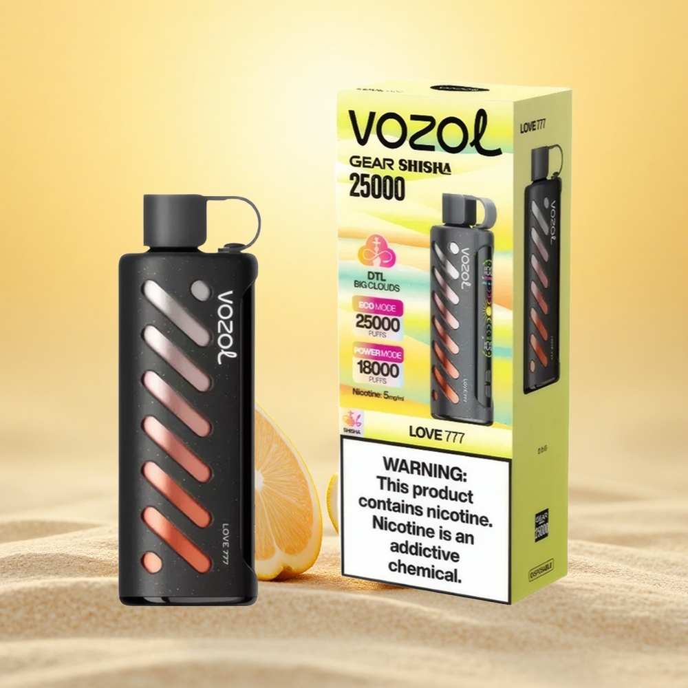 VOZOL Gear Shisha 25000 Puffs Liefde 777 Dual Mesh 1000mAh 5mg