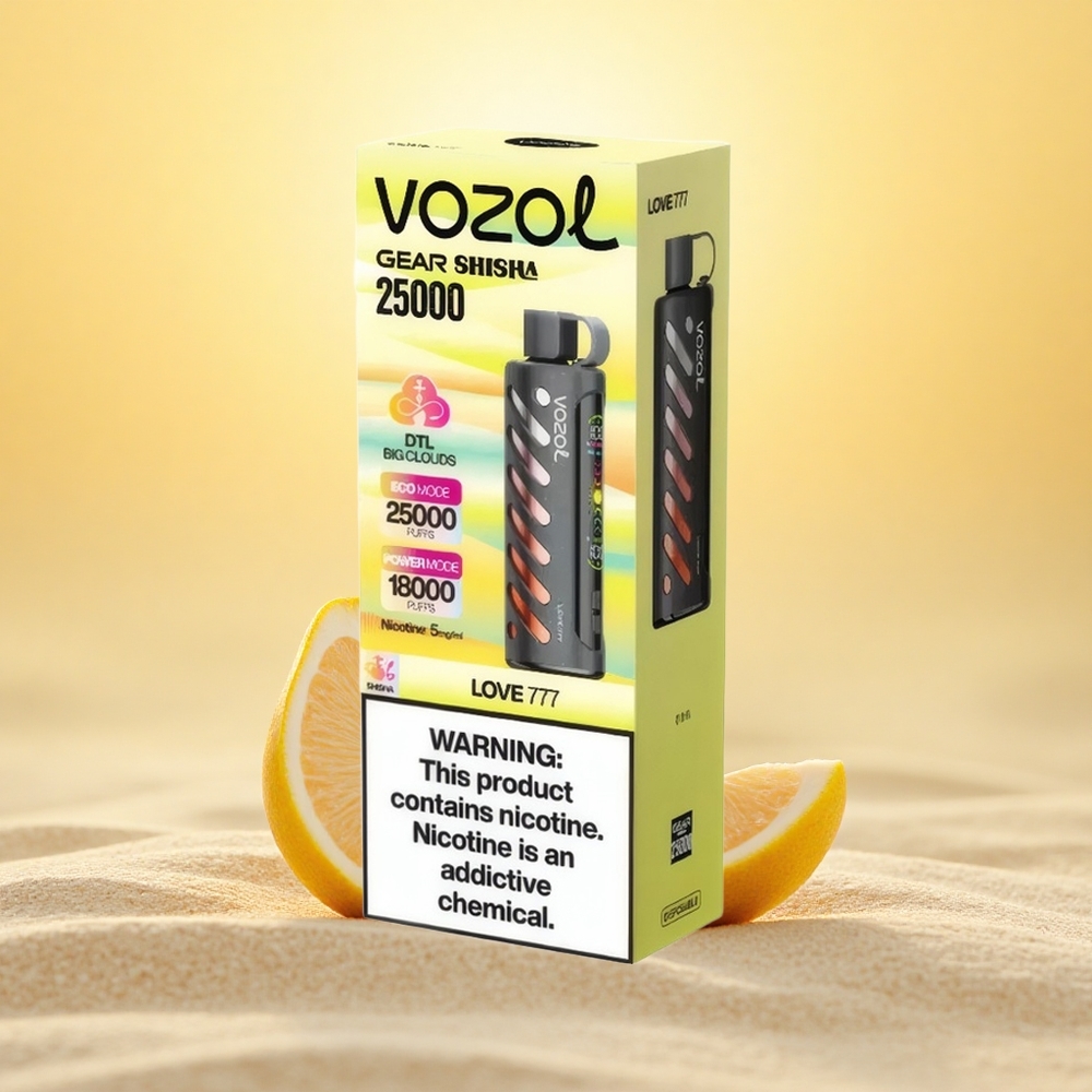 VOZOL Gear Shisha 25000 Puffs Liefde 777 Dual Mesh 1000mAh 5mg