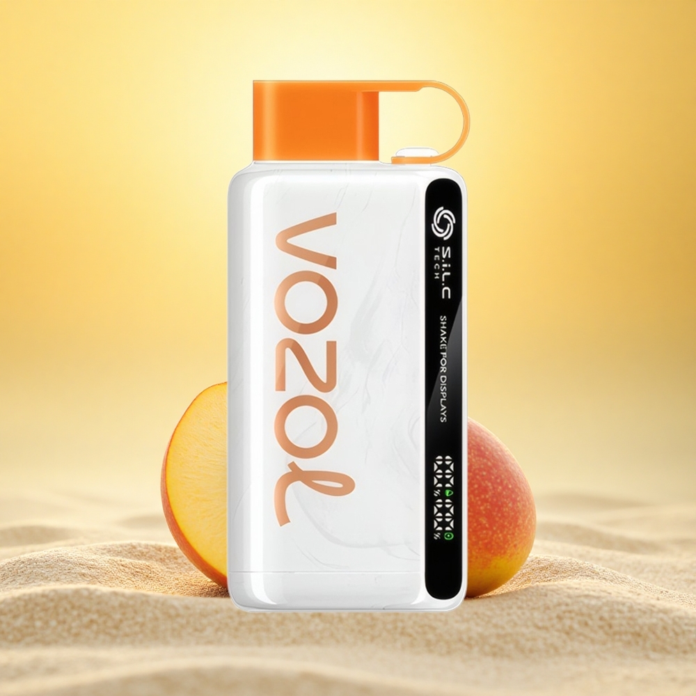 VOZOL STAR 9000/12000 Puffs Mexicaanse Mango IJs met Recycled Plastic en Snellader
