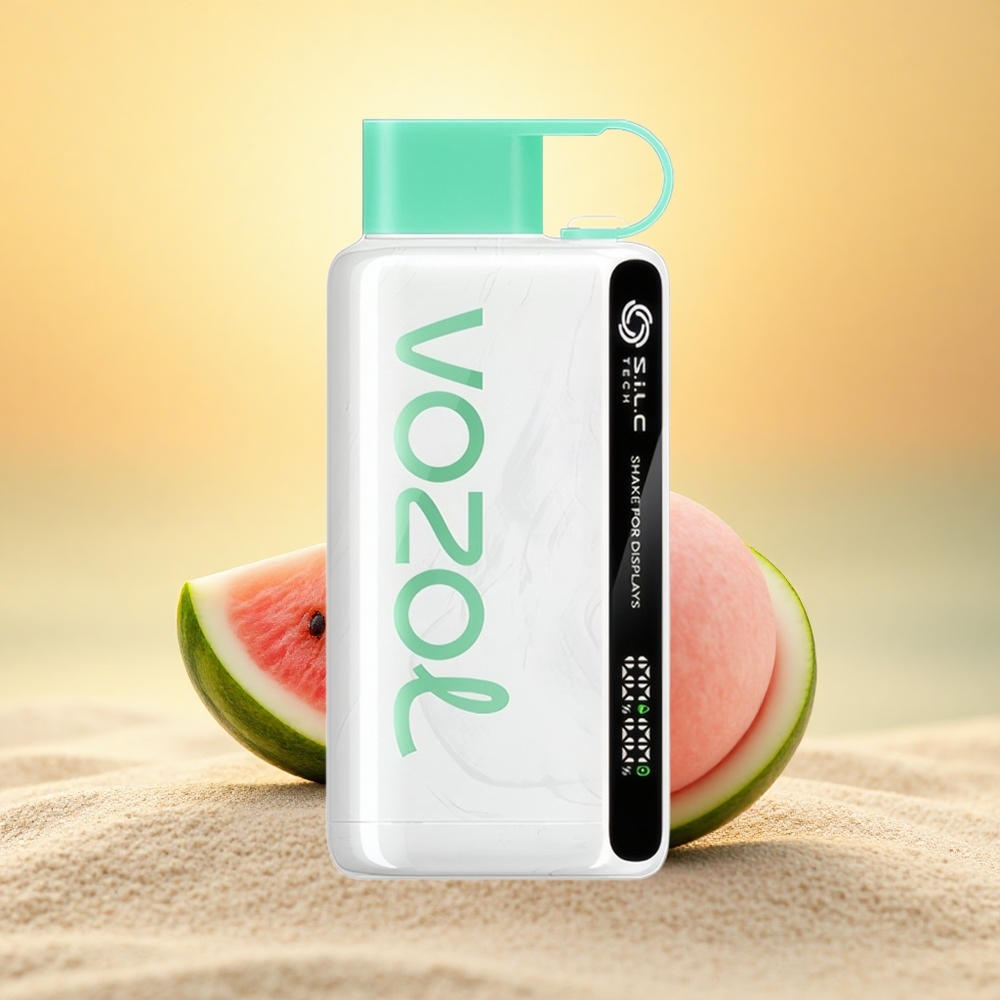 VOZOL STAR 9000/12000 Puffs Watermeloen Bubbelgum met Snel Opladen en Gerecycled Plastic