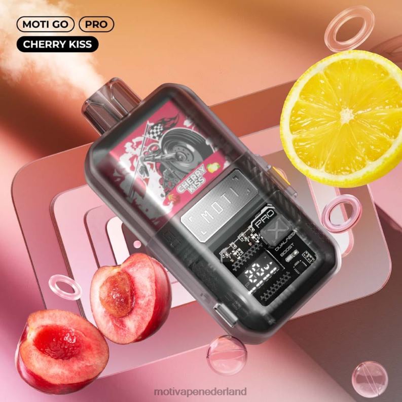 kersen kus - Moti vape review - MOTI Go Pro wegwerpdamp (5%, 12.000 trekjes) 0L06N15