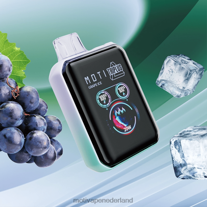 druiven ijs - Moti vape pods - MOTI Triplus 20k wegwerpvape (5%, 20.000 trekjes) 0L06N4