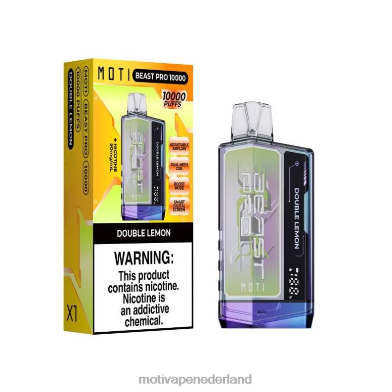 dubbele citroen - Moti vape price - MOTI Beast Pro wegwerpdamp (5%, 10.000 trekjes) 0L06N43